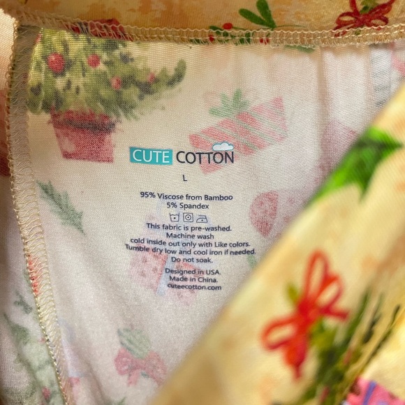 Cute Cotton Christmas Holiday Pajama Pants - Picture 5 of 12